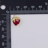 Gold PVD Plated Sacred Heart charms tarnish resistant