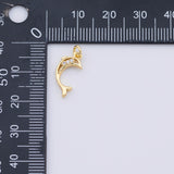 Gold PVD Plated Dolphin charms tarnish resistant