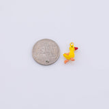 Gold PVD Plated Duck charms tarnish resistant