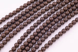 3mm 4mm 6mm 8mm 10mm Chocolate Bronze Hematite Beads Brown Hematite Loose Beads 15.5" Strands