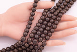 3mm 4mm 6mm 8mm 10mm Chocolate Bronze Hematite Beads Brown Hematite Loose Beads 15.5" Strands