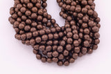8mm 10mm Chocolate Hematite Beads Faceted Brown Hematite Loose Beads 15.5" Strands