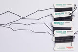 Bellavera Natural Silk Cord 10 Packets (23 yards) Beading String Beading Wire with needles attached Silk Thread Silk String All Colors Sizes