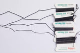 Bellavera Natural Silk Cord 2 Packets (4.5 yards) Beading String Beading Wire with needles attached. Silk Thread Silk String All Color Sizes