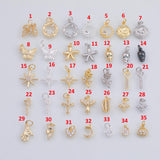 Gold pvd Charm Selection Mix Tarnish Resistant