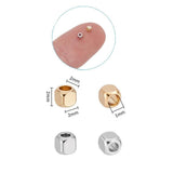 50pcs Cube Beads 2mm 2.5mm 3mm Gold PVD Plated or Silver Spacers 100pcs Cube Spacer Beads Tarnish Resistant Made in USA