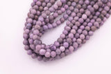 8mm Purple Jasper Beads Semi-matte Smooth Round Loose Beads 15.5" Strands