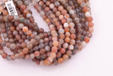 8mm Fire Agate Druzy Beads Carnelian Color Druzy Agate Beads Smooth Round Loose Beads 15.5" Strands
