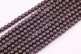 8mm Dark Brown Chocolate Hematite Beads Faceted Brown Hematite Loose Beads 15.5" Strands