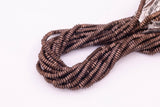 4mm Brown Chocolate Hematite Beads Square Faceted Spacer Beads Brown Hematite Loose Beads 15.5" Strands
