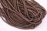 3mm Dark Bronze Hematite Beads Faceted Roundel Spacer Beads Hematite Loose Beads 15.5" Strands