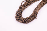 3mm Cube Bronze Hematite Spacer Beads Brown Hematite Loose Beads 15.5" Strands