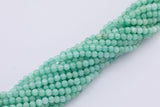 6mm Green Jade Beads Smooth Round Loose Beads 15.5" Strands