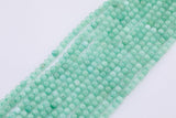 6mm Green Jade Beads Smooth Round Loose Beads 15.5" Strands