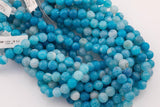 10mm Blue Fire Agate Beads Webbed Matrix Smooth Round Loose Beads 15.5" Strands