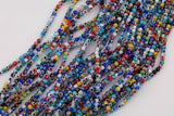 4mm Evil Eye Beads Glass Beads Smooth Round Loose Beads 15.5" Strands