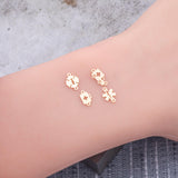 Police Officer Badge Connector 14K Gold Filled or Sterling Connectors for Permanent Jewelry First Responders Charms Connectors