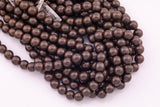 3mm 4mm 6mm 8mm 10mm Chocolate Bronze Hematite Beads Brown Hematite Loose Beads 15.5" Strands