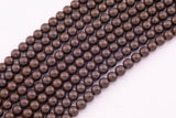 3mm 4mm 6mm 8mm 10mm Chocolate Bronze Hematite Beads Brown Hematite Loose Beads 15.5" Strands