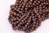 8mm 10mm Chocolate Hematite Beads Faceted Brown Hematite Loose Beads 15.5" Strands