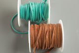 Deer Lace Leather Suede, 3mm size 7 colors, Extra strong Whole Spool- 50 Feet deerskin deer skin