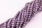 8mm Purple Jasper Beads Semi-matte Smooth Round Loose Beads 15.5" Strands