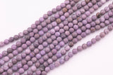 8mm Purple Jasper Beads Semi-matte Smooth Round Loose Beads 15.5" Strands