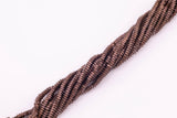 4mm Brown Chocolate Hematite Beads Square Faceted Spacer Beads Brown Hematite Loose Beads 15.5" Strands