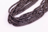 4mm Brown Chocolate Hematite Beads Square Faceted Spacer Beads Brown Hematite Loose Beads 15.5" Strands