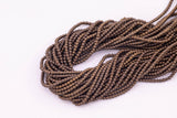 3mm 4mm 6mm 8mm 10mm Chocolate Bronze Hematite Beads Brown Hematite Loose Beads 15.5" Strands
