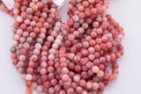 8mm Orange Garnet Jade Beads Smooth Round Loose Beads 15.5" Strands