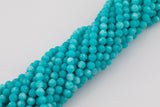 8mm 10mm Teal Jade Beads Smooth Round Loose Beads 15.5" Strands