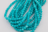 8mm 10mm Teal Jade Beads Smooth Round Loose Beads 15.5" Strands