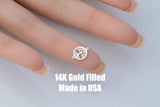 Tree of Life connector for Permanent Jewelry 14K Gold Filled sterling silver connector pendant