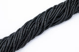 Natural Onyx Heishi Discs Beads 2x4mm 3x6mm 15.5" Strand