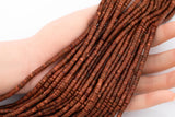 Gold stone Sand stone Heishi Discs Beads 2x4mm 3x6mm 15.5" Strand