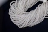Natural Quartz Crystal Heishi Discs Beads 2x4mm 3x6mm 15.5" Strand