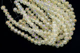 10mm or 12mm Crystal Rondelle -2 or 5 or 10 STRANDS- Jonquil Yellow AB