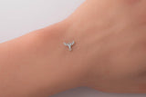 Elk Moose Deer Head Connector Permanent Jewelry Connector or Charm 14kt gold filled or Sterling Silver - Made in the USA - Custom