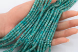 Natural Amazonite Heishi Discs Beads 2x4mm 3x6mm 15.5" Strand
