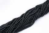 Natural Onyx Heishi Discs Beads 2x4mm 3x6mm 15.5" Strand