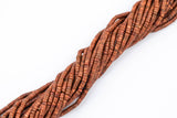 Gold stone Sand stone Heishi Discs Beads 2x4mm 3x6mm 15.5" Strand