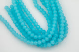 10mm or 12mm Crystal Rondelle -2 or 5 or 10 STRANDS- Aquamarine Blue Jade