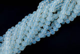 10mm or 12mm Crystal Rondelle -2 or 5 or 10 STRANDS- Opalite