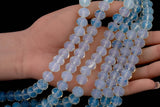 10mm or 12mm Crystal Rondelle -2 or 5 or 10 STRANDS- Opalite