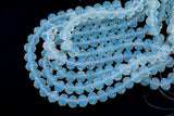 10mm or 12mm Crystal Rondelle -2 or 5 or 10 STRANDS- Opalite