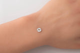 Flamingo Disc Connector Permanent Jewelry Connector or Charm 14kt gold filled or Sterling Silver - Made in the USA - Custom