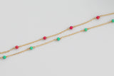 Opal Gold Filled Or Sterling Silver1.5mm Cable Chain, 14k gold filled, permanent jewelry chain, wholesale chain