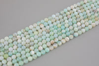 Aqua Banded Agate, High Quality in Faceted Round, 6mm, 8mm, 10mm, 12mm AAA Quality