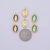 Mother Mary Maria Jesus Charm 18K Gold PVD charms - Tarnish Resistant LLL